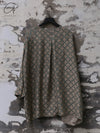 Mutedance 25 Spring/Summer Silk Checkered Cardigan MD-MD25SS136-GREY